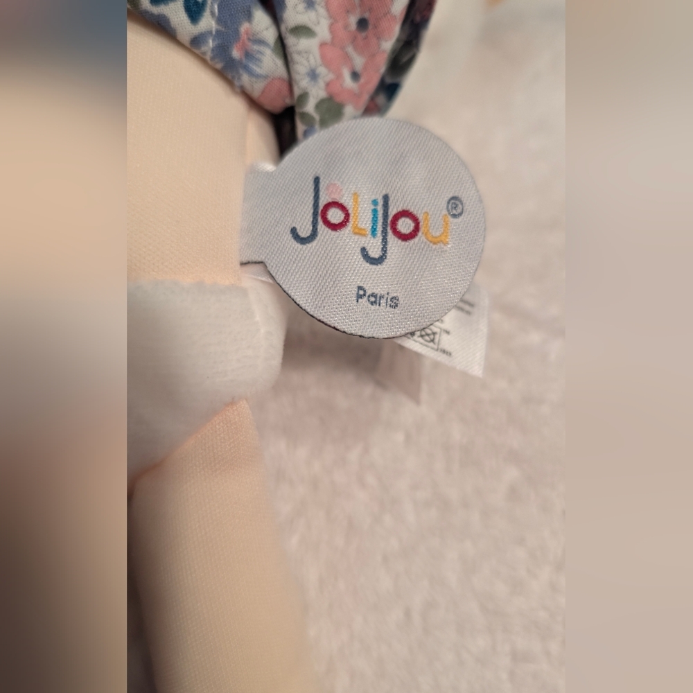 ​Jolijou Paris "Pretty Doll" Plush - Doudou et Compagnie - Blue Floral - Picture 5 of 10